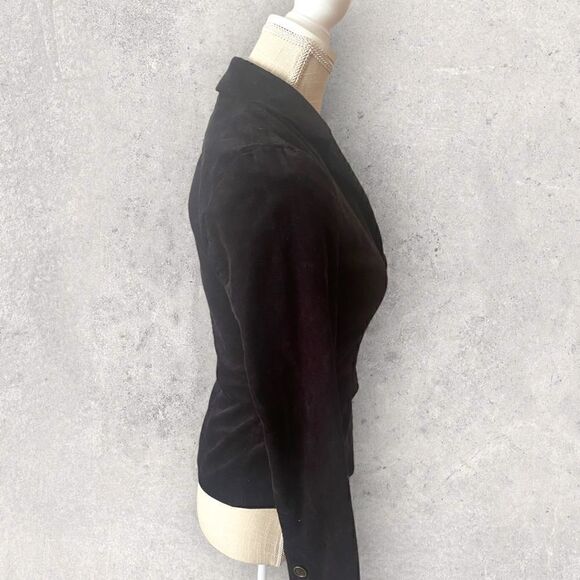 Divided H & M| EUC Women’s Corduroy Jacket Black Size 4 - Picture 3 of 7